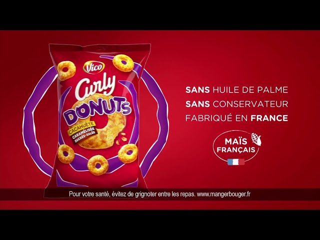 Pub Curly Donuts cacahuète caramélisée sucrée-salée Vico mars 2020 - curly donuts cacahuete caramelisee sucree salee vico
