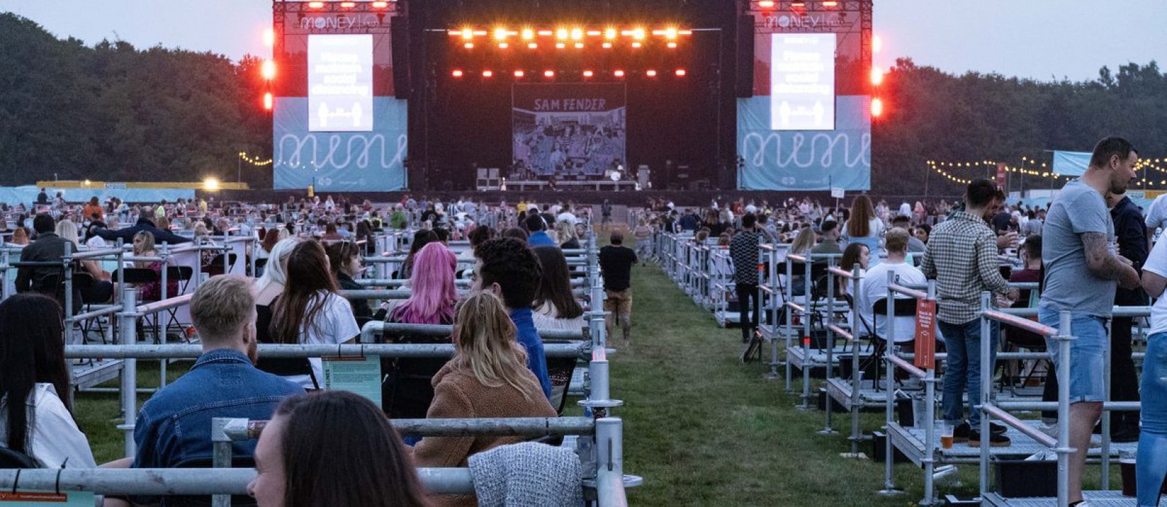 Le premier concert avec distanciation a été organisé.