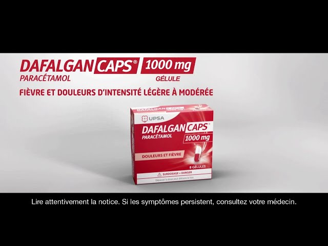 Pub Dafalgan Caps 1000 mg gélule UPSA juillet 2020 - dafalgan caps 1000 mg gelule upsa