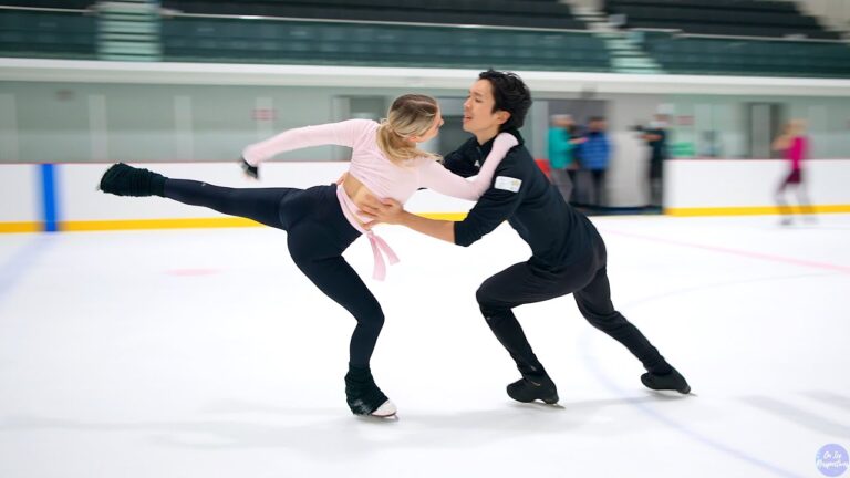 Un couple de danseurs australiens nous enchante sur la glace - danseurs australiens