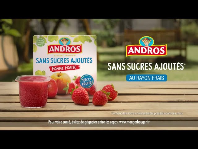 Pub Dessert fruitier sans sucres ajoutés Andros novembre 2020 - dessert fruitier sans sucres ajoutes andros