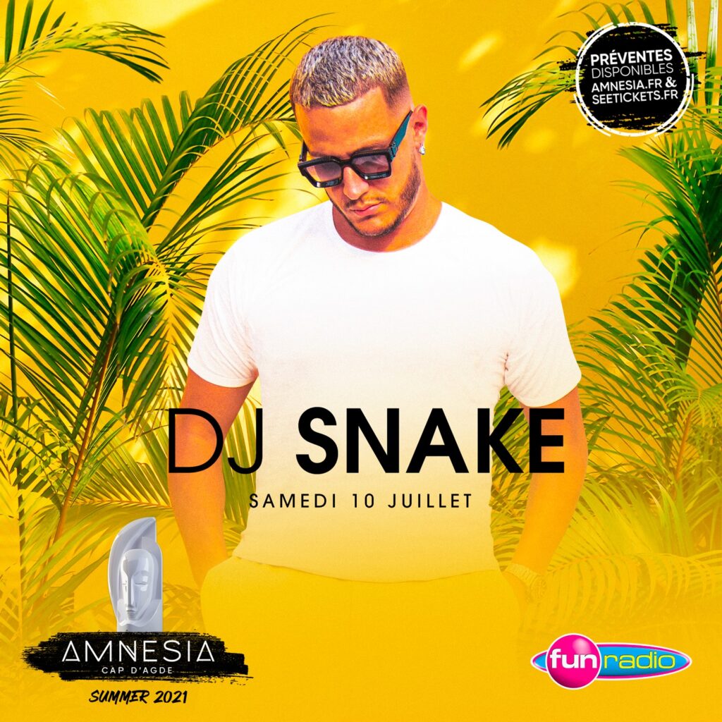 Réouverture des Discothèques : DJ Snake à l'Amnesia du Cap d'Agde ce soir - dj snake