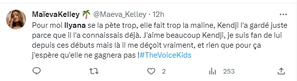 The Voice Kids : Kendji Girac accusé de favoritisme en choisissant Ilyana. - e