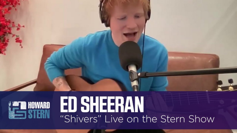 Ed Sheeran chante en Live et en toute simplicité dans l'émission Stern Show - ed sheeran 3