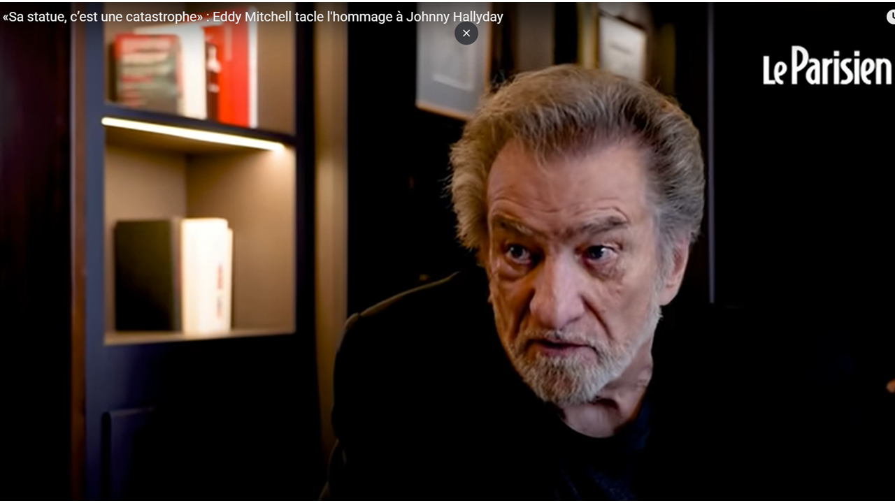 Eddy Mitchell s&rsquo;exprime sans langue de bois sur l&rsquo;hommage à Johnny Hallyday