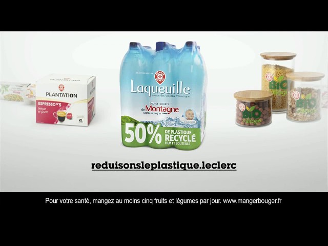 Pub E.Leclerc Marque Repère (50% plastique recyclé film et bouteille) janvier 2020 - eleclerc marque repere 50 plastique recycle film et bouteille