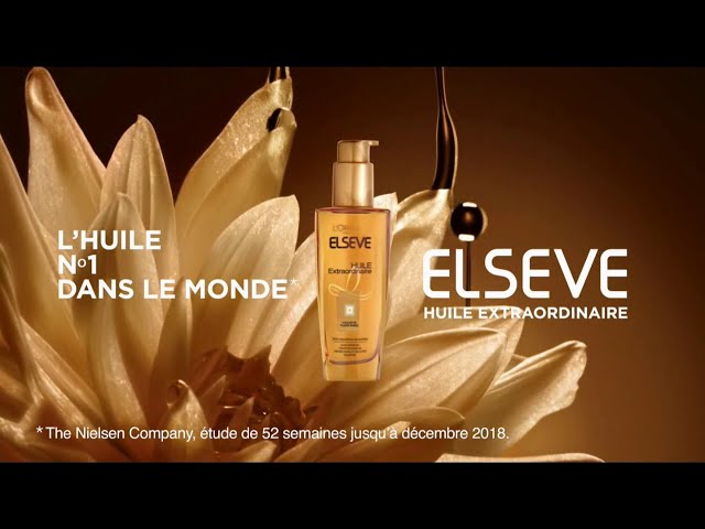 Pub Elseve Huile extraordinaire L'Oréal Paris mars 2020 - elseve huile extraordinaire loreal paris