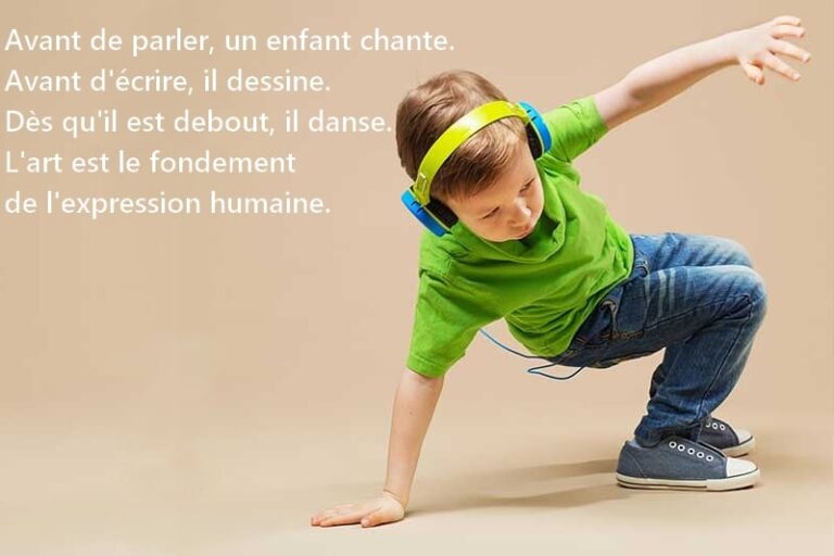 L'art est le fondement de l'expression humaine. - enfant