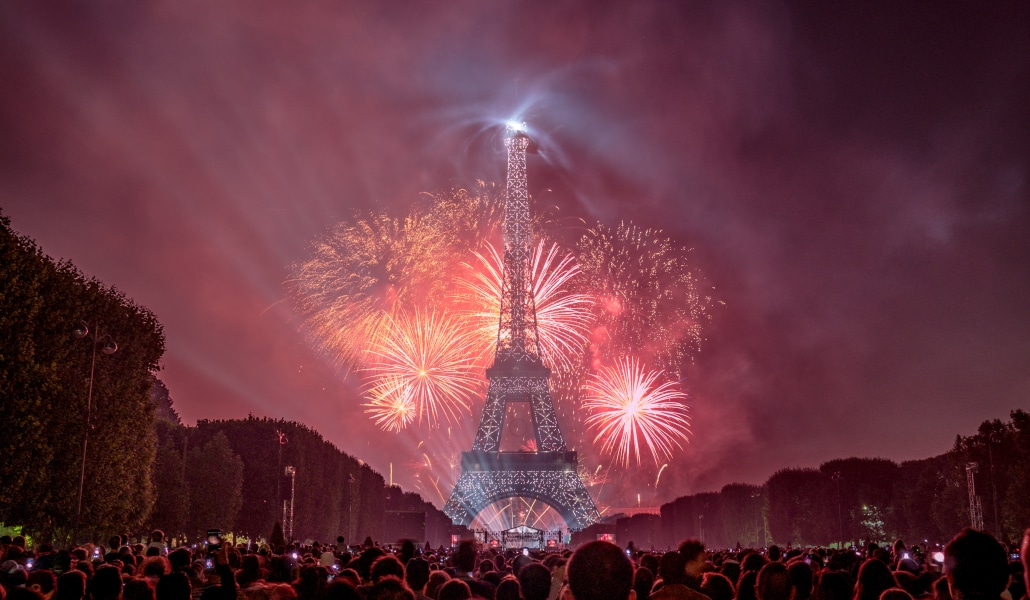 See Again The Magnificent Fireworks Display From The Eiffel Tower, Full 