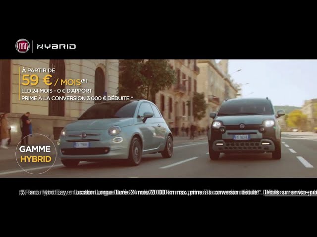 Pub Fiat Gamme Hybrid - offre exceptionnelle septembre 2020 - fiat gamme hybrid offre