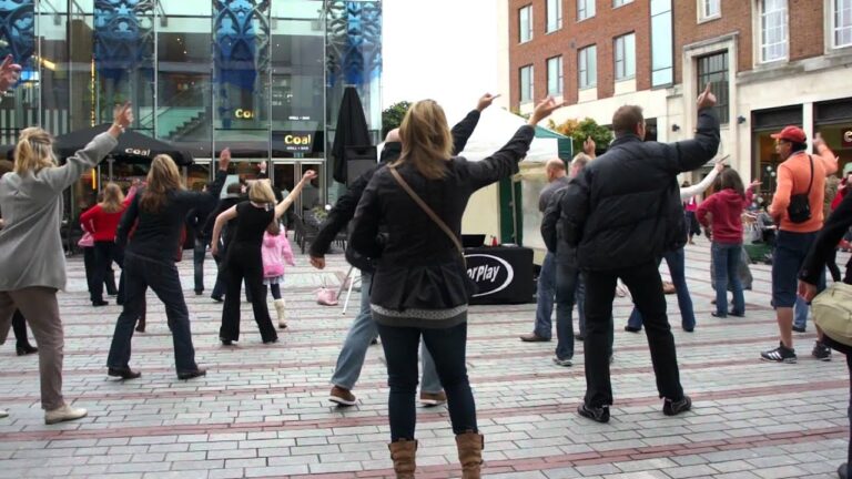 Flashmob sur Night Fever des Bee Gees - flashmob 1