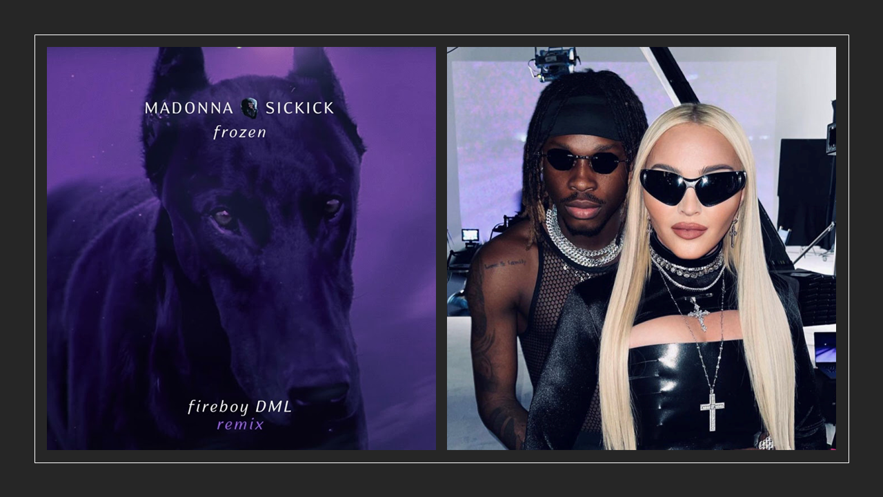Madonna en duo avec le rappeur Fireboy DML revisite le tube « Frozen » et ça cartonne !