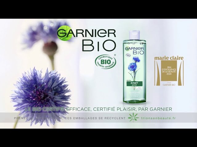 Pub Garnier Bio Eau micellaire Bleuet - garnier bio eau micellaire bleuet
