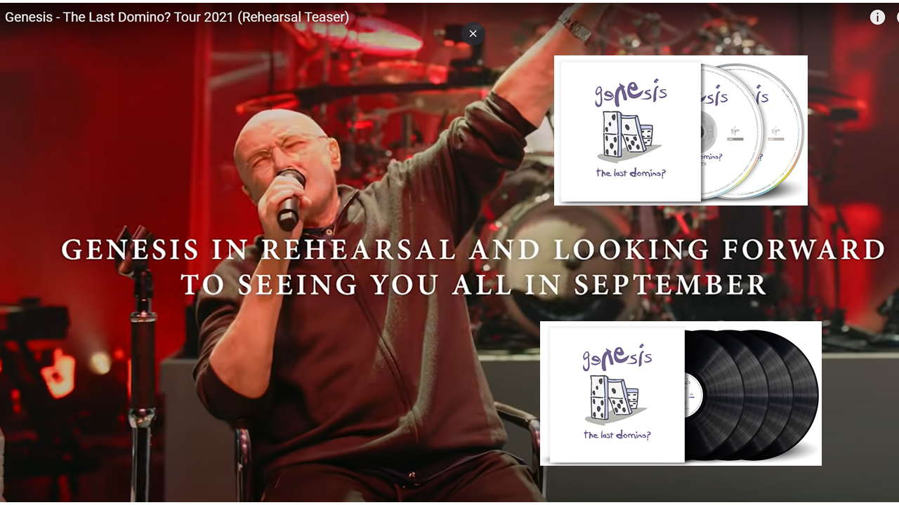 Genesis : Sortie du Best Of « The Last Domino » juste avant la tournée