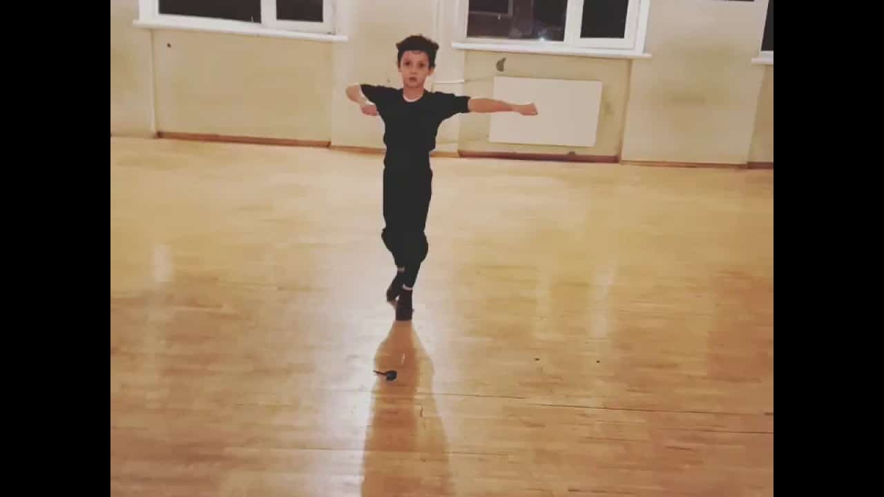 Les enfants du Ballet National Georgien à l&rsquo;entraînement
