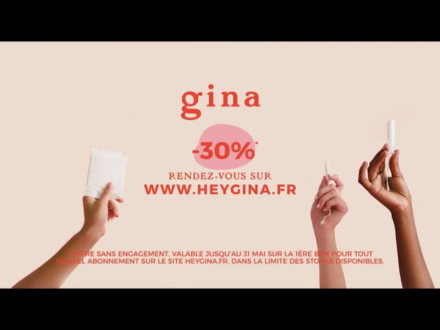 Pub Gina avril 2020 - gina