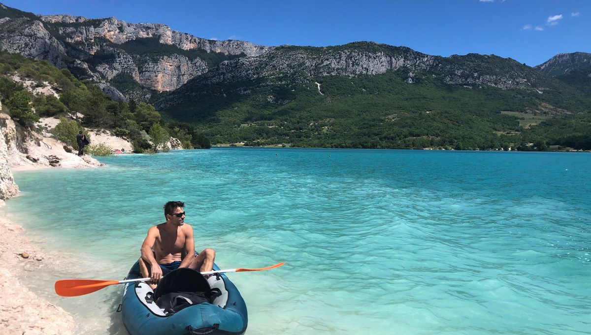 Escapade musicale dans les gorges du Verdon, lac de Sainte Croix, Aiguines
