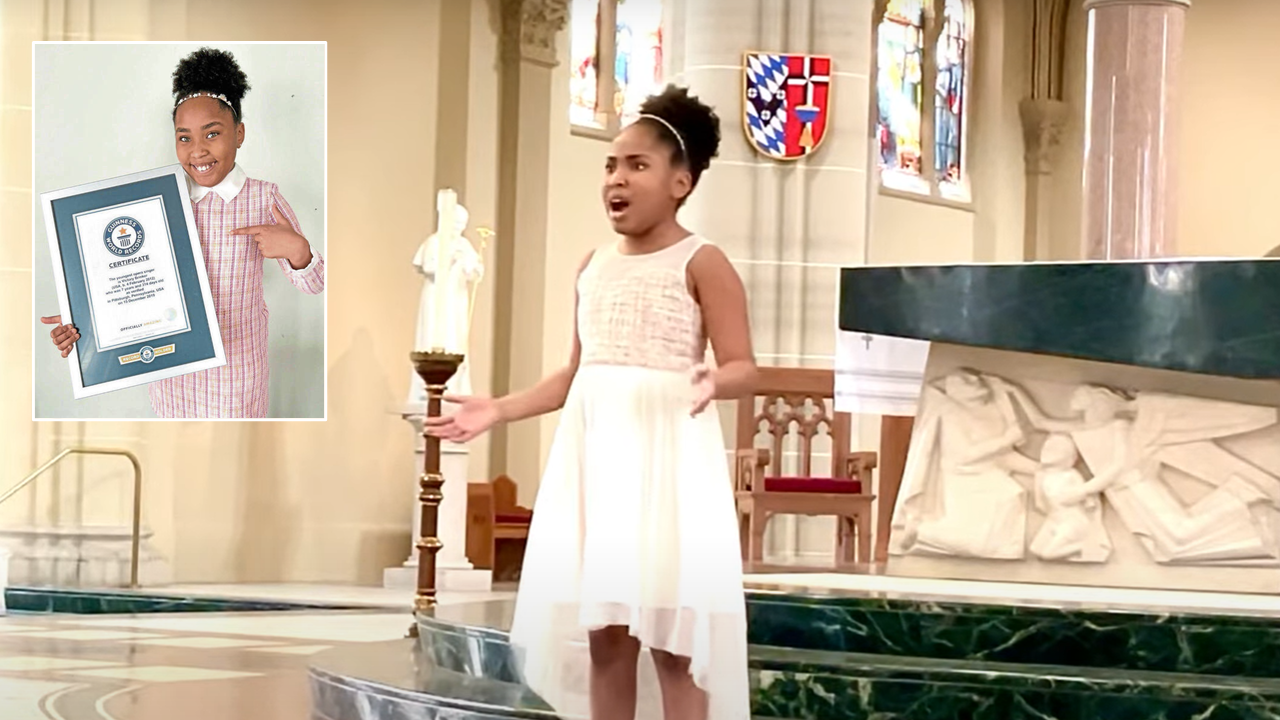 Guinness World Records: Victory Brinker (10 ans) bat le record de la plus jeune chanteuse d&rsquo;opéra au monde.