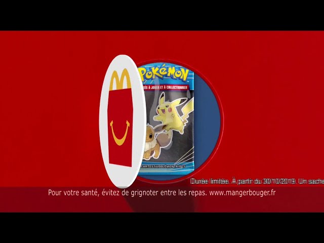 Pub Happy Meal McDonald's Cartes Pokemon 2019 - happy meal mcdonalds cartes pokemon 1