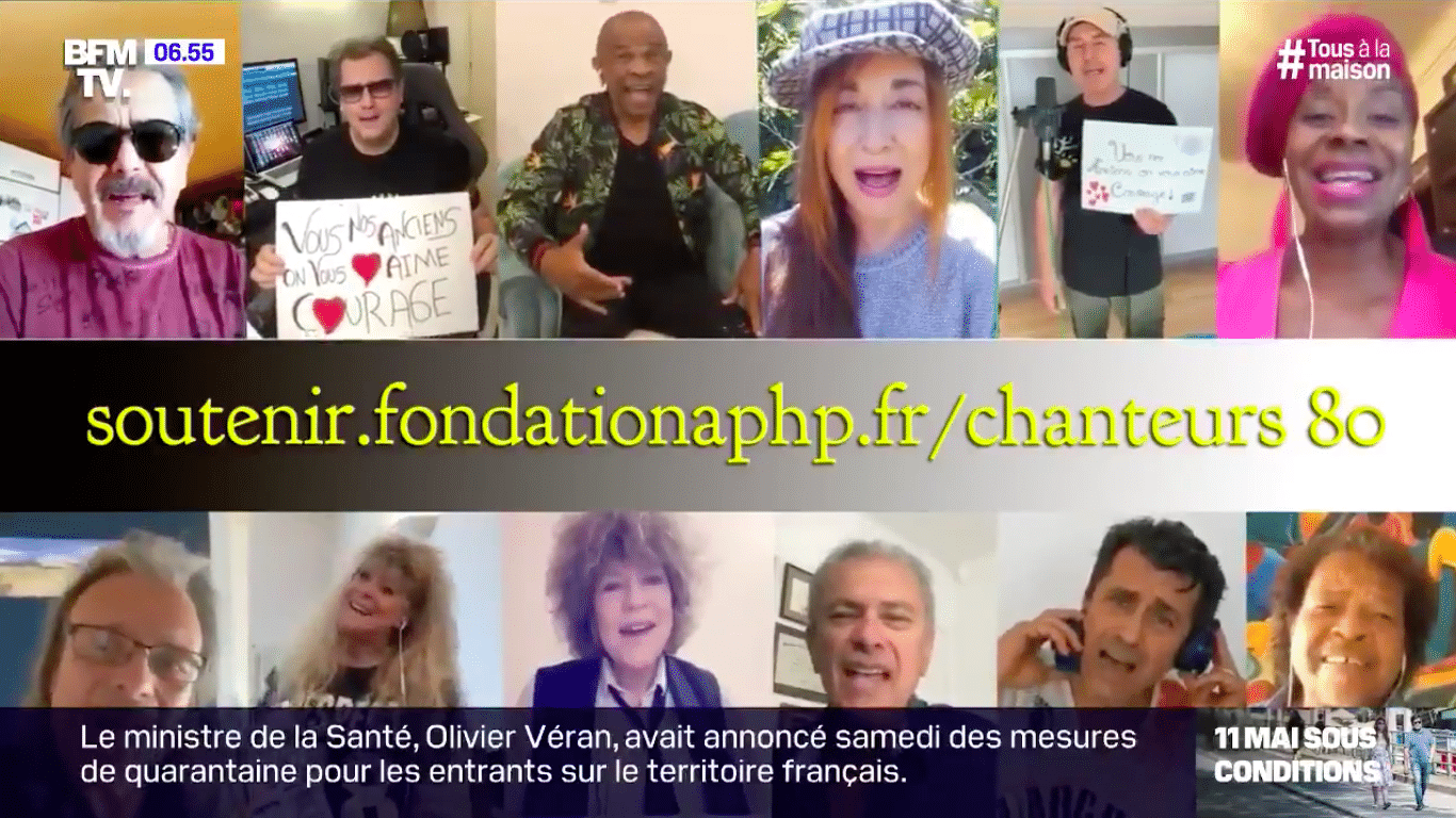 Sloane, Herbert Leonard et les stars 80&prime; sortent un clip au profit des aînés…