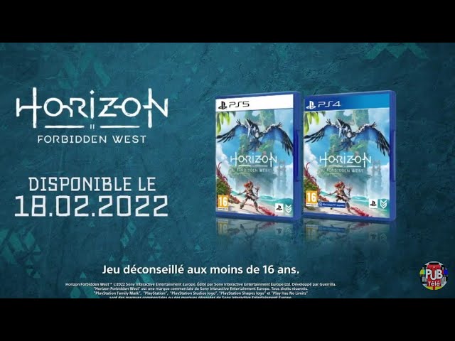 Pub Horizon II forbidden west PlayStation 5 février 2022 - horizon ii forbidden west playstation 5