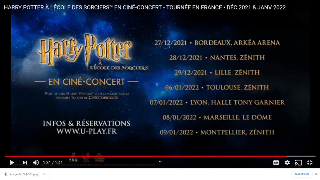 Harry Potter en Ciné-Concert pour la 1° fois en France... - image 4 2