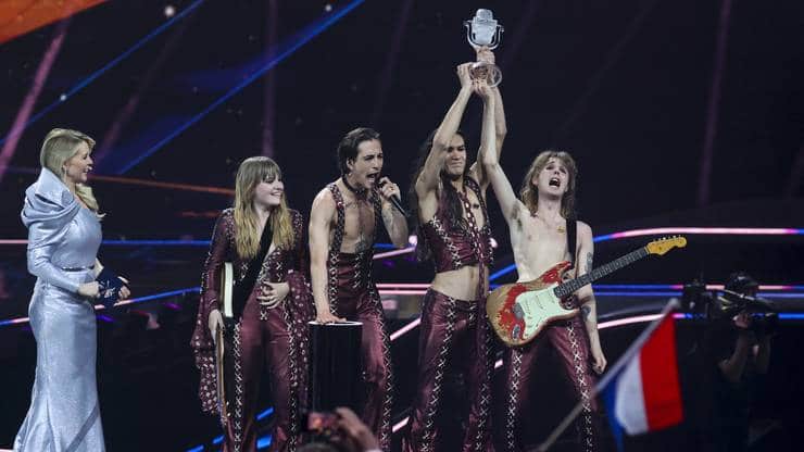 Le groupe italien Maneskin gagne l'Eurovision devant la France et la Suisse - italie manaski