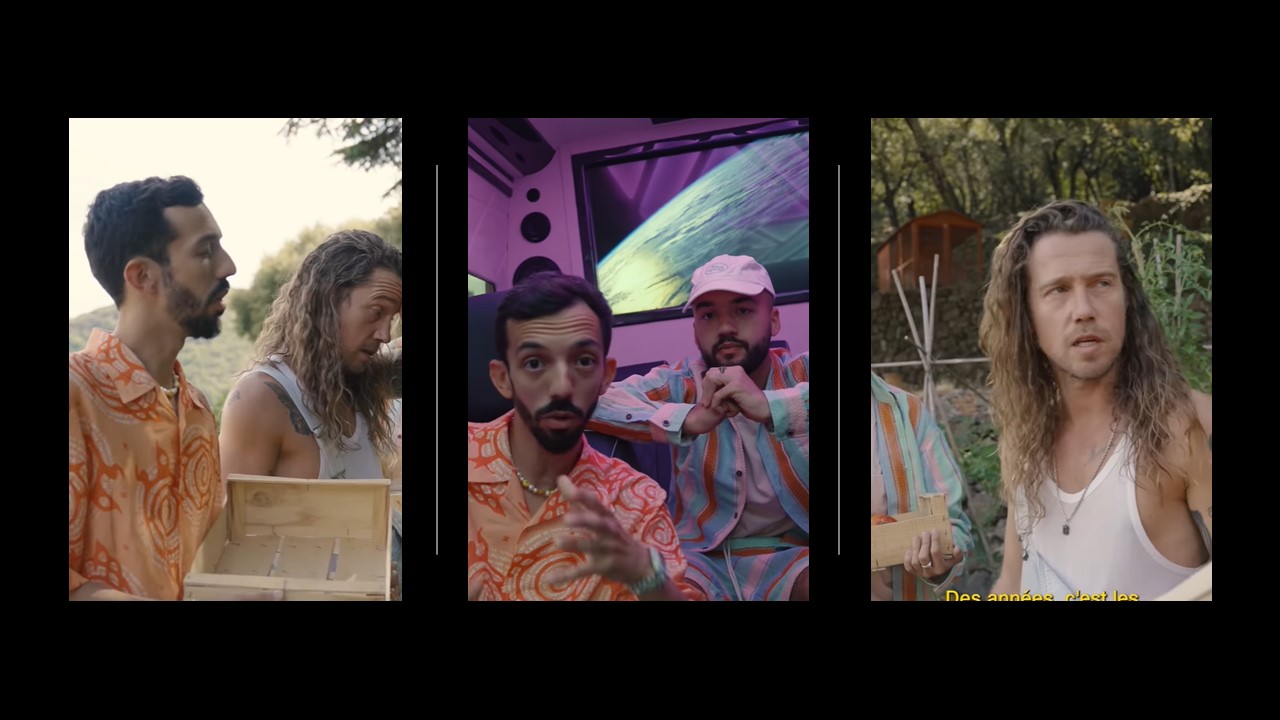 Bigflo & Oli en plein boulot pour la réalisation du clip de « Coup de vieux ». Pas facile avec Julien Doré !