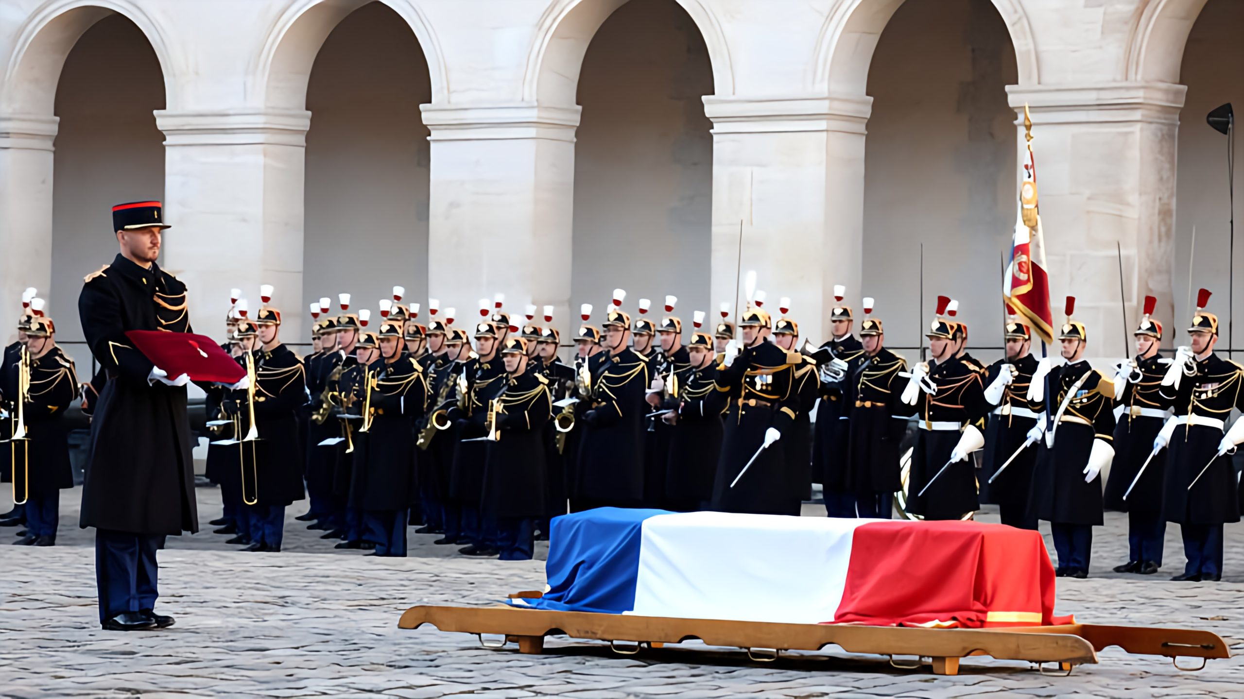 Hommage National à Jacques Delors aux Invalides : « L&rsquo;ode à la Joie » a résonné dans la cour d&rsquo;honneur.