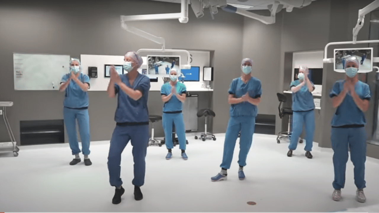 Dans le monde entier « Jerusalema » redonne le moral au Corps Médical .