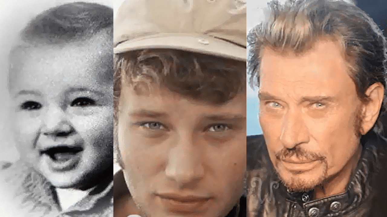 Johnny Hallyday: Sa vie en 50 secondes et 18 visages…