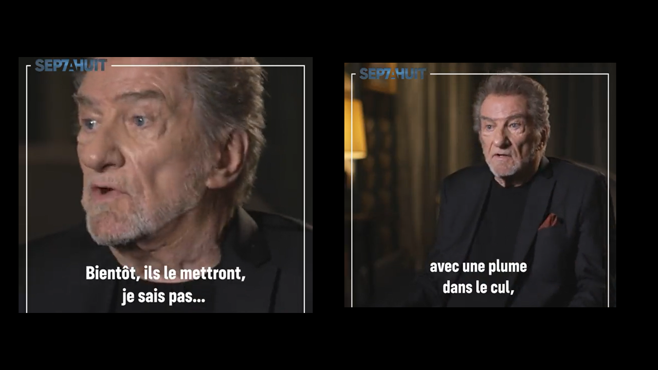 « Bientôt ils le mettront avec une plume dans le c** » Eddy Mitchell démonte Laeticia Hallyday