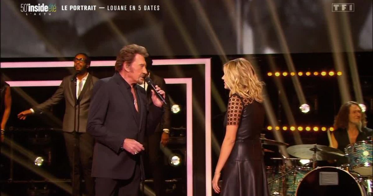 Louane reparle de son duo avec Johnny en 2015 « La plus grande claque de ma vie ! »