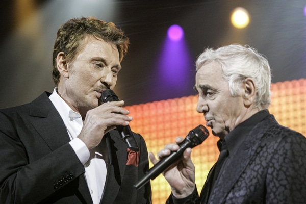 Le plus beau duo de la chanson française? - johnny et aznavour