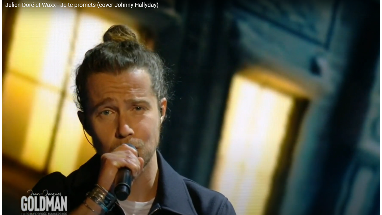 Hier sur M6, Julien Doré reprenait « Je te promets » tout simplement et superbement