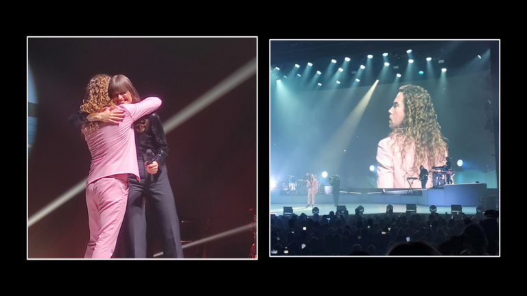 Live encore chaud : Julien Doré était à L'Accor Arena de Paris Bercy vendredi 8 avril. - julien dorek