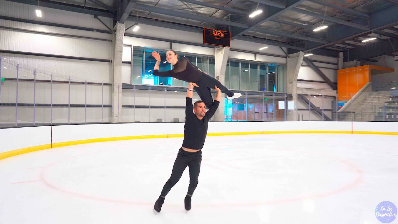 On danse sur la glace avec Katie et Nathan et c&rsquo;est superbe…