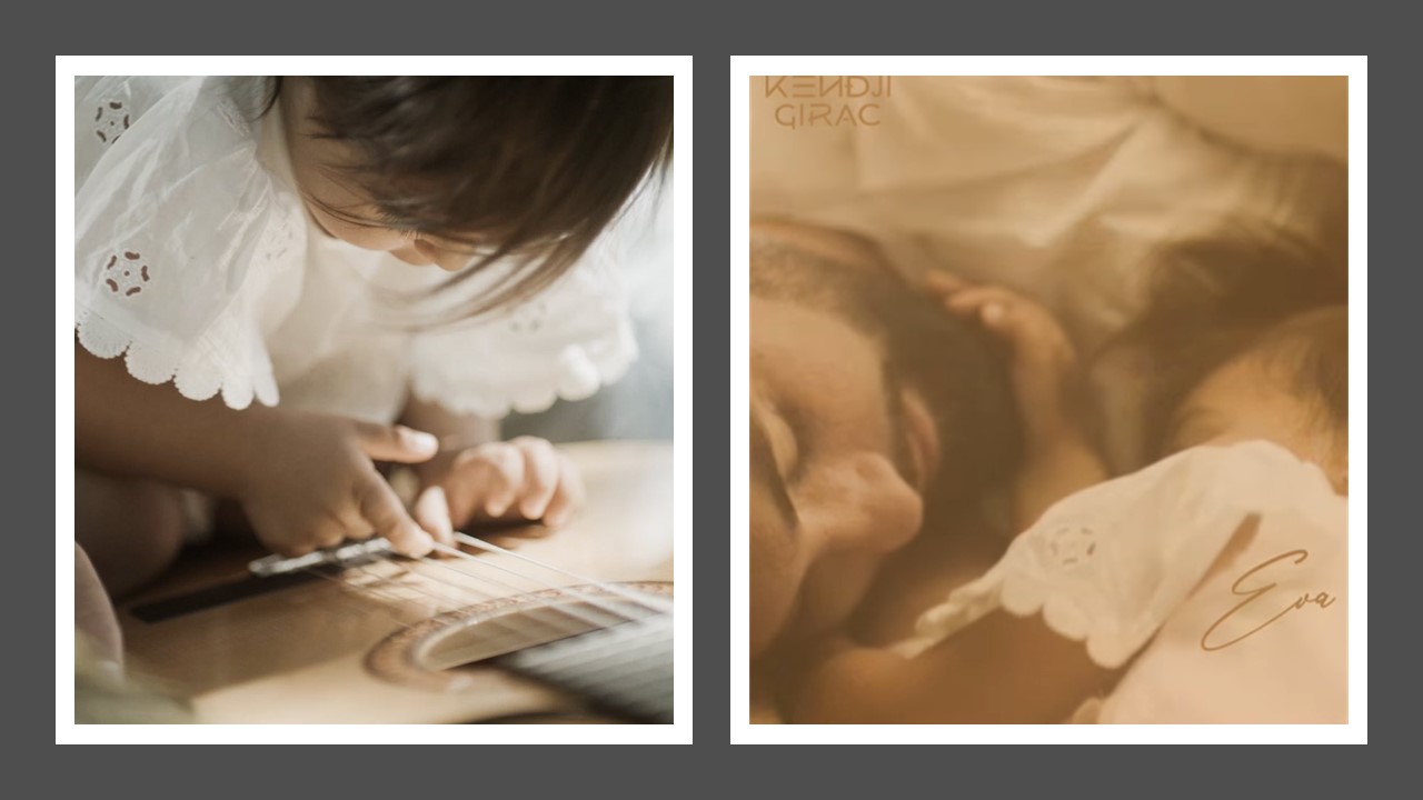 Kendji Girac : Un extrait de sa nouvelle chanson dédiée à sa fille Eva et une magnifique photo.