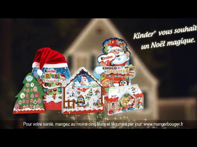 Pub Kinder Ferrero - Noël octobre 2021 - kinder ferrero noel