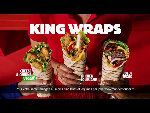 Pub King Wraps Burger King février 2020 - king wraps burger king 1