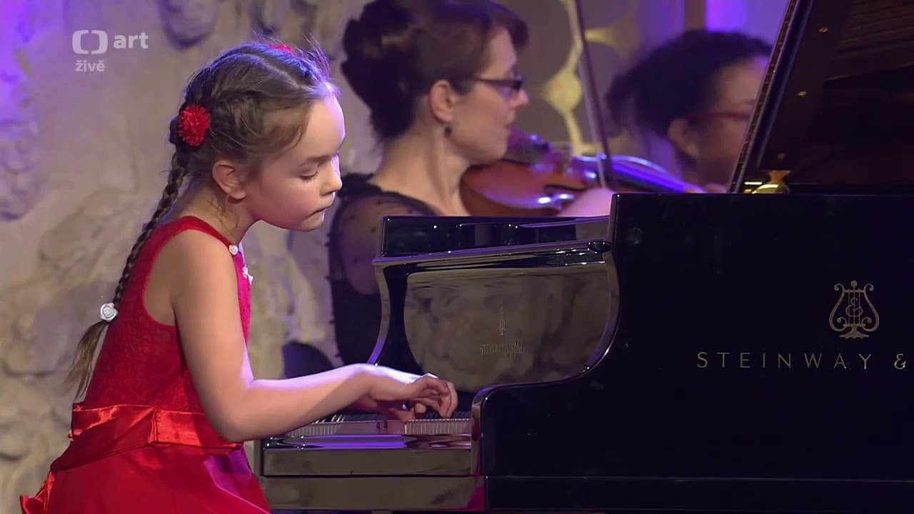 Incroyable petit prodige !   Klára Gibišová, 8 ans.