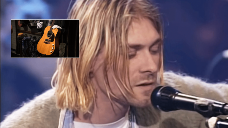 La guitare de Kurt Cobain (Nirvana) vendue 6M de Dollars. - kurt cubain 1