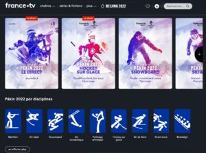 La chaine des jeux olympiques – JO 2022 – Pékin 2022