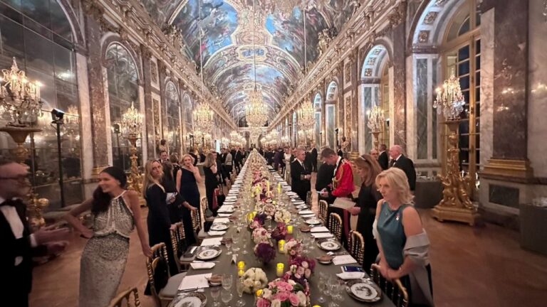 XXI° siècle : Versailles, le palais des glaces et la Cour... - la cour