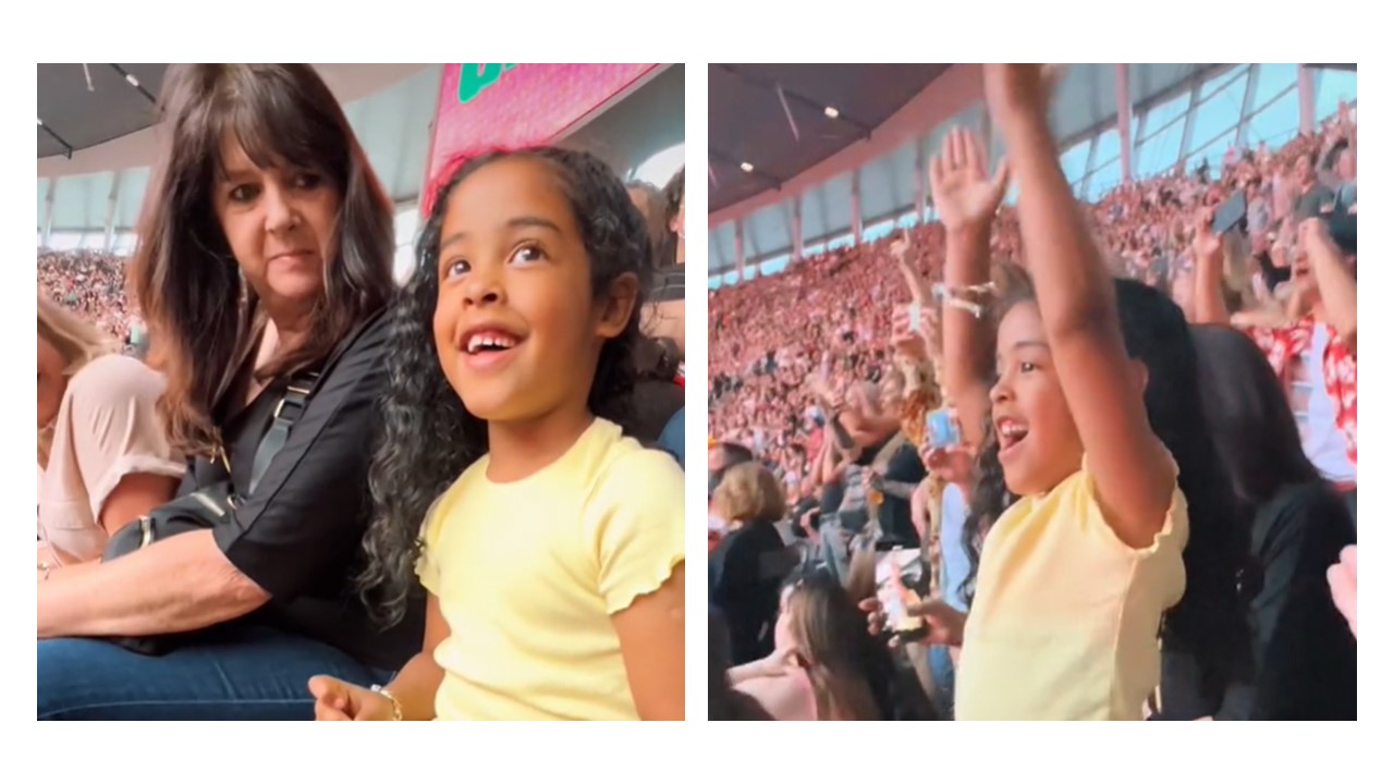 Une petite fille fan de Lady Gaga fait le buzz: Sa maman lui fait la surprise de l’emmener au concert
