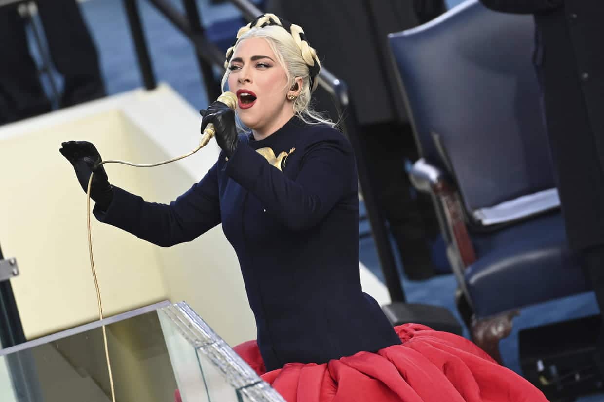 Investiture Joe Biden: Lady Gaga chante l&rsquo;Hymne.