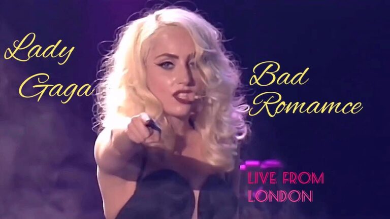 Lady Gaga "Bad Romance" Live from London - lady gaga 5
