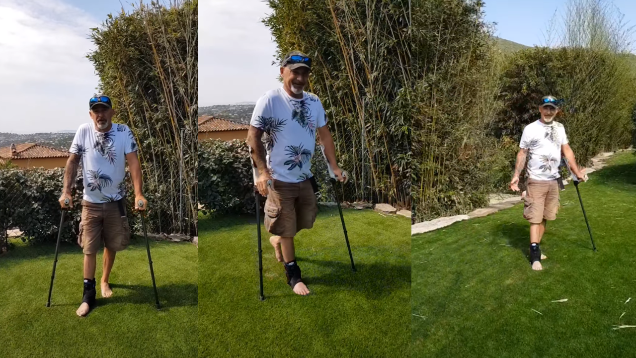 Coucou tout le monde les gens ! Vincent Lagaf donne de ses nouvelles 2 mois après son accident.