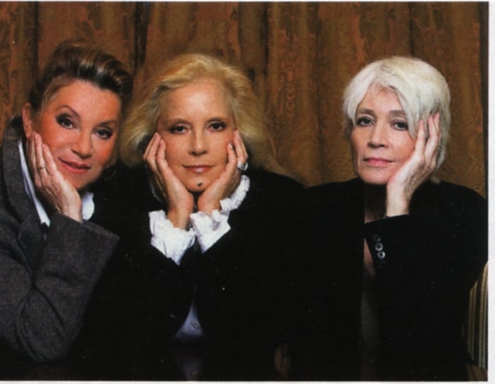 Quand Jean Marie Perrier photographiait le trio Sheila-Vartan-Hardy... sous la couette ! - laurent lexpress 23 novembre 2006