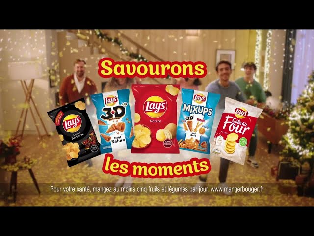 Musique de Pub Lay's Noël 2020 - Can't Take My Eyes Off You - La Fête - lays noel